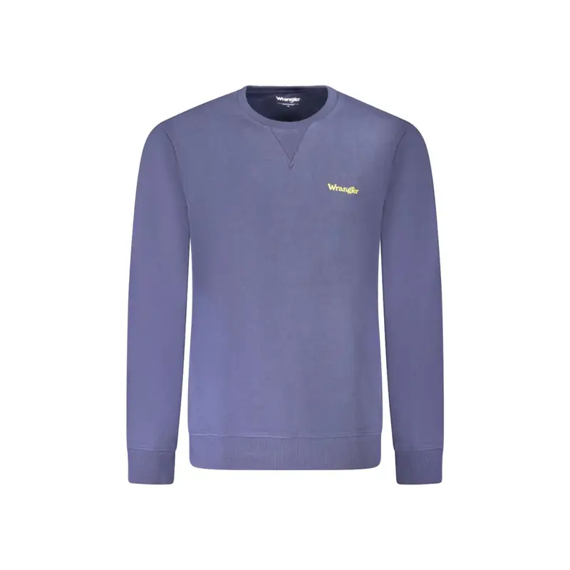 Wrangler Maglia Uomo Blu con Stampa Logo