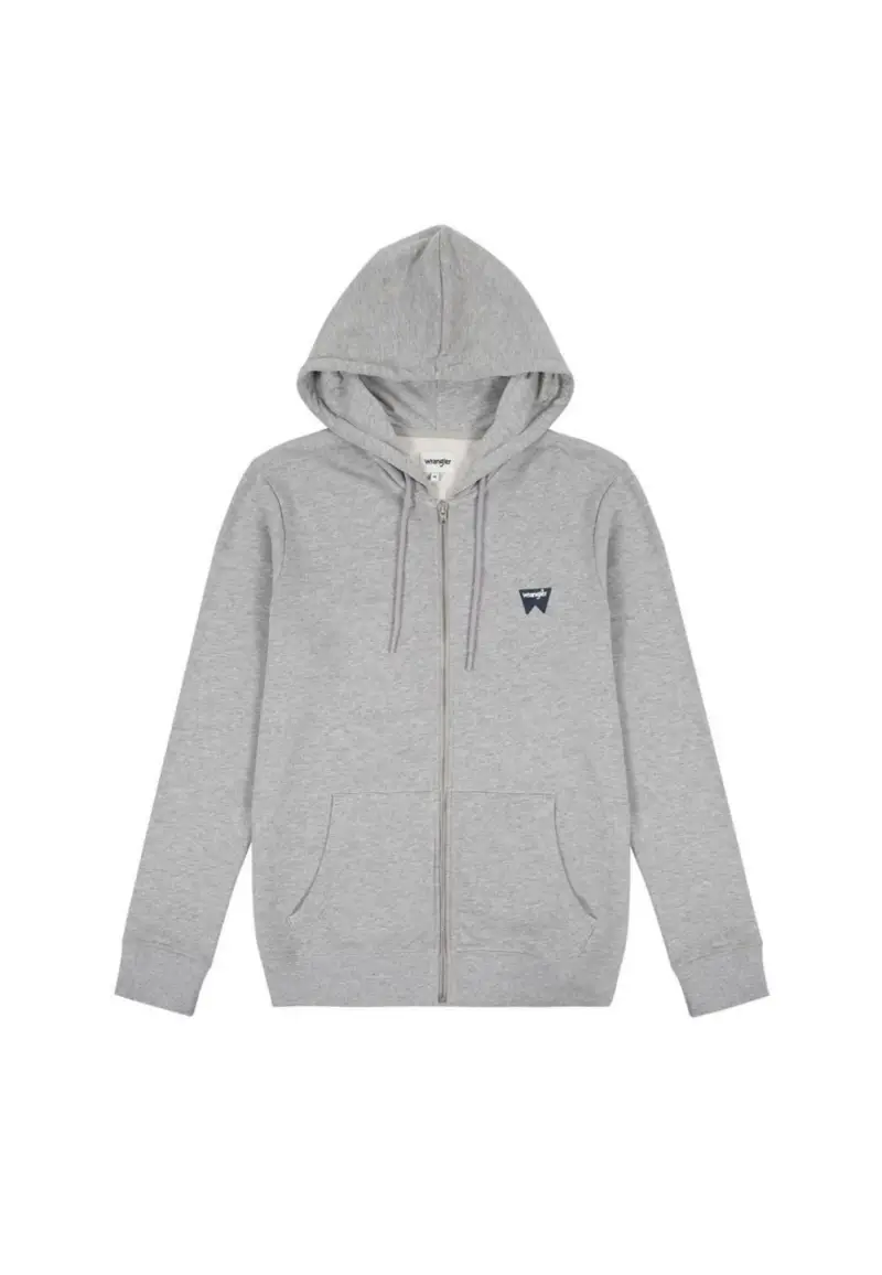 Felpa Zip Tru Hoodie - S / Grigio