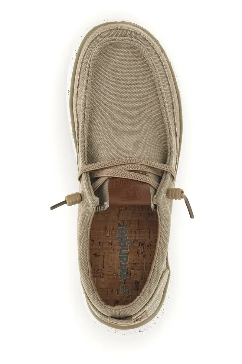 Mocassini beige in tessuto Wrangler 2026103638F [SABBIA] miniatura 3