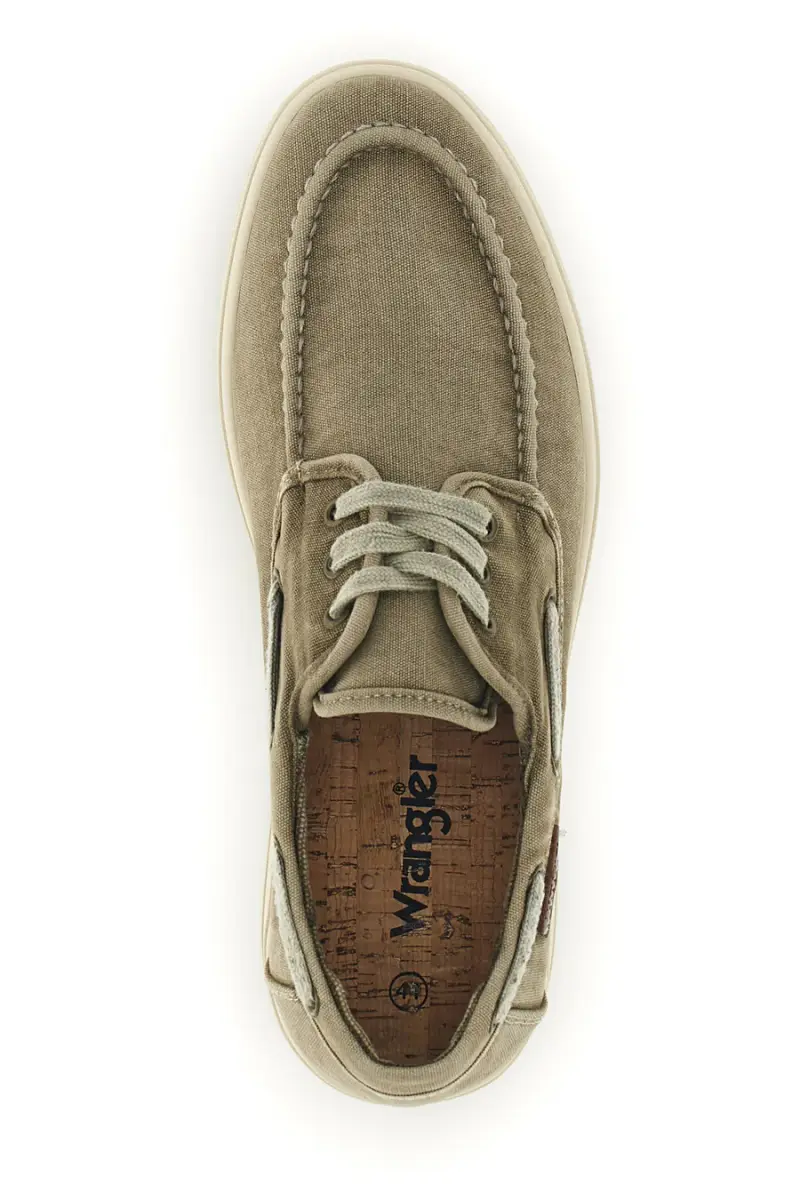 Mocassini marrone stile barca Wrangler 2026103438F [WARM SAND] miniatura 3