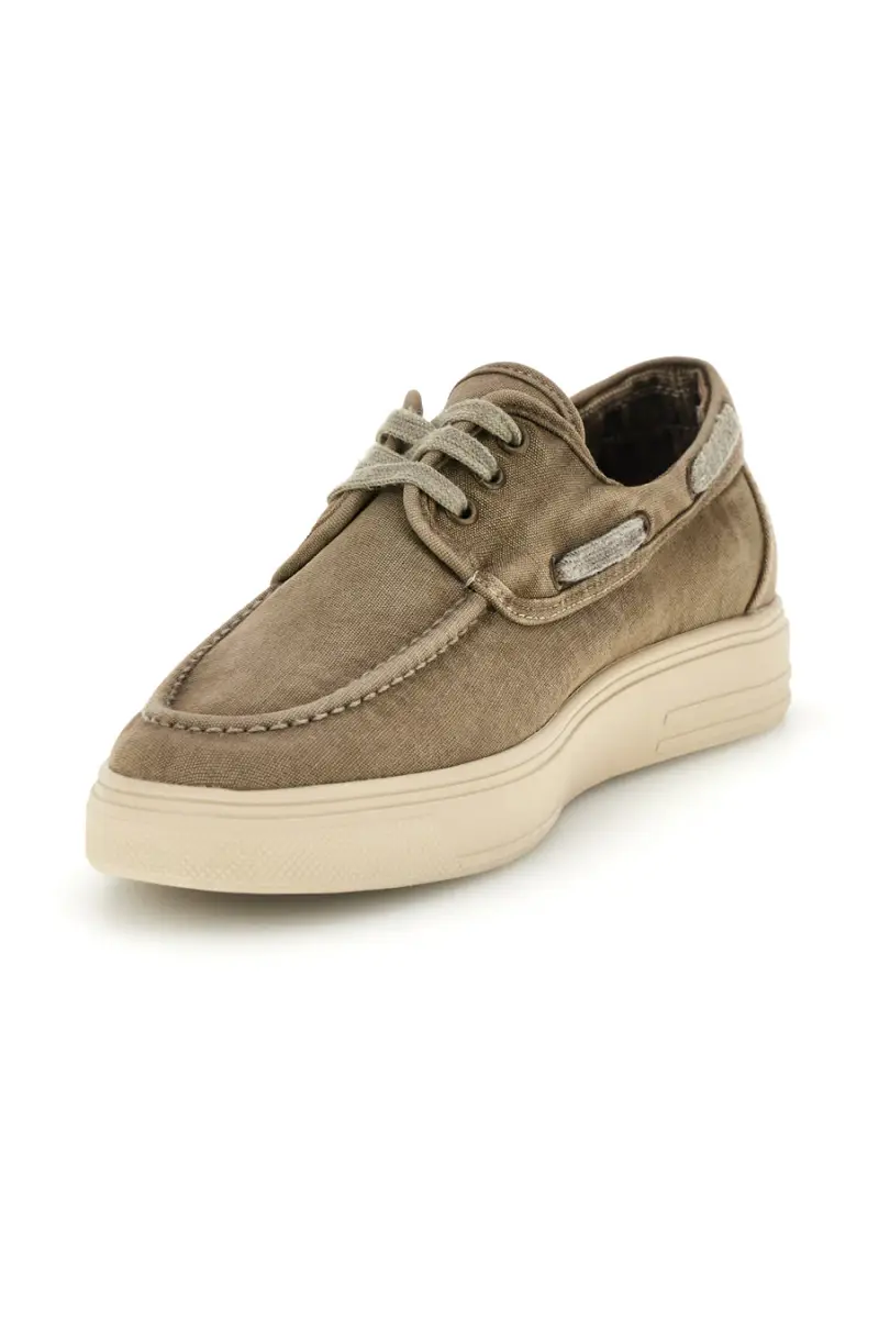 Mocassini marrone stile barca Wrangler 2026103438F [WARM SAND] miniatura 4