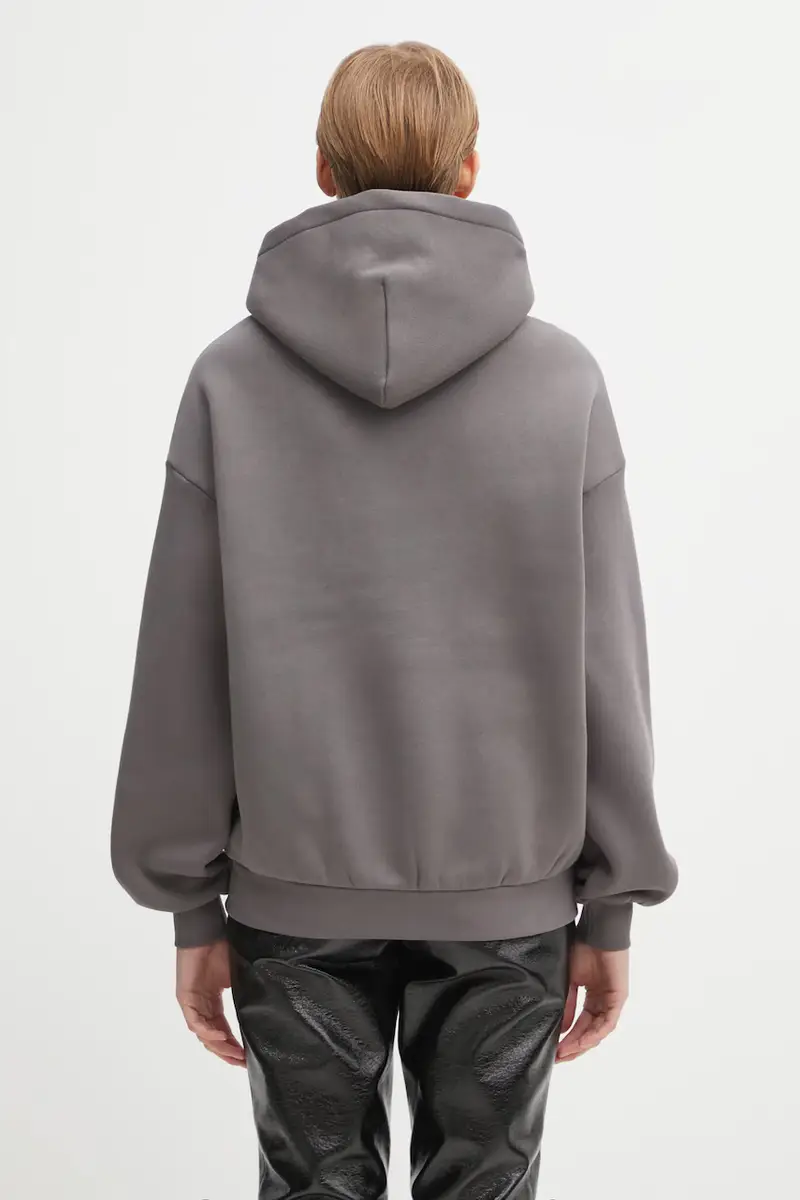 felpa Diago donna colore grigio con cappuccio U2225TT.3070 miniatura 3