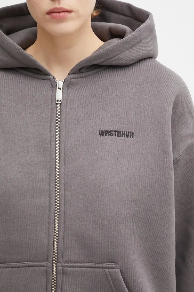 felpa Diago donna colore grigio con cappuccio U2225TT.3070 miniatura 4