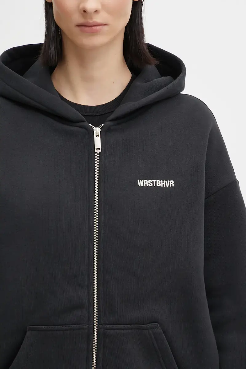 felpa Diago donna colore nero con cappuccio U2225TT.3070 miniatura 4