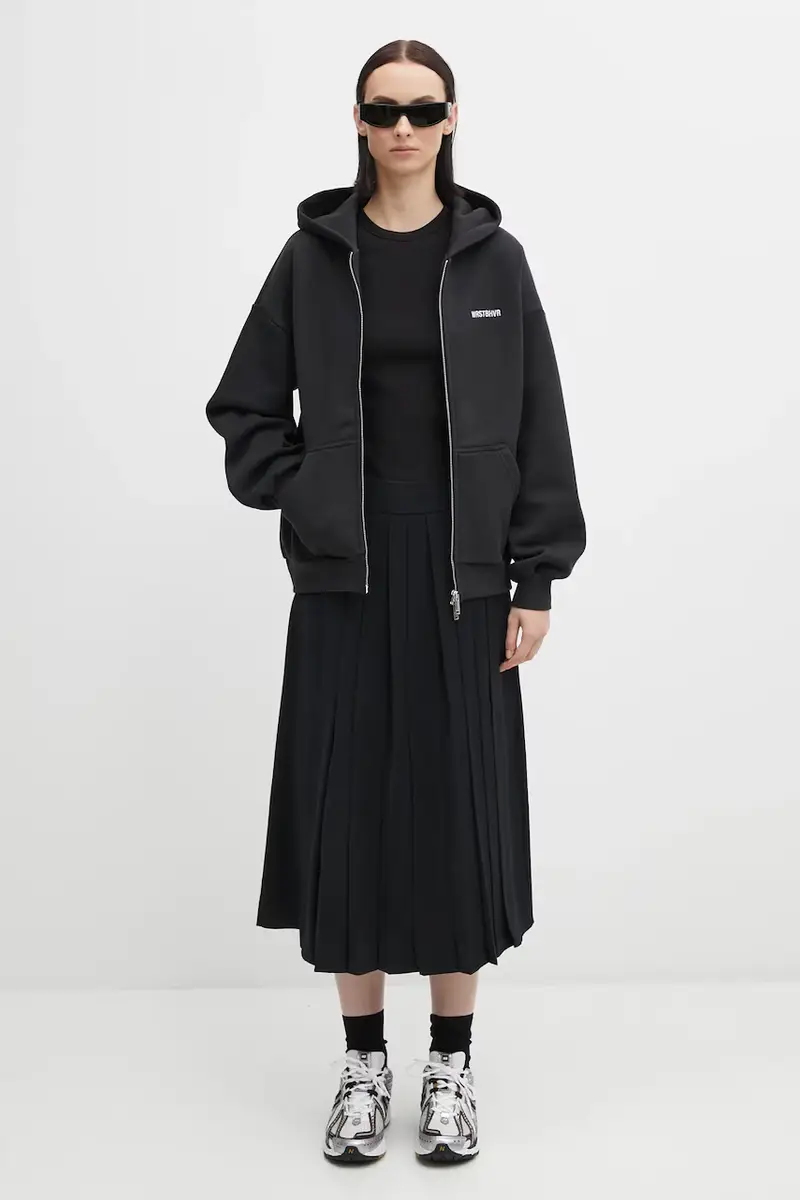 felpa Diago donna colore nero con cappuccio U2225TT.3070 miniatura 5