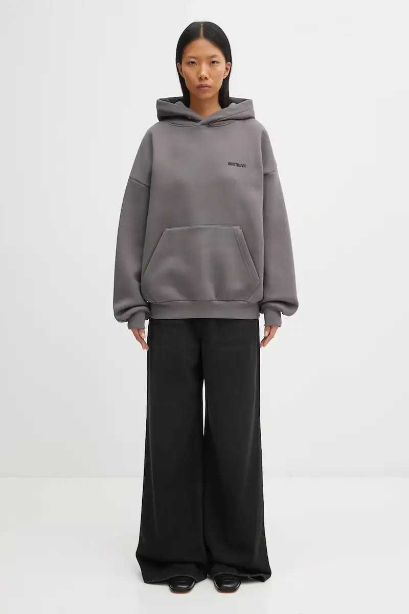 felpa Hako donna colore marrone con cappuccio U2025TT.3069 miniatura 5