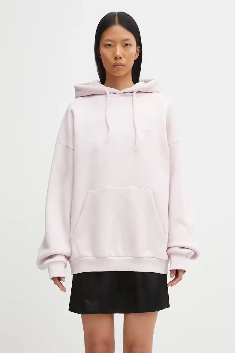 felpa Studio donna colore rosa con cappuccio U2025TT.3064