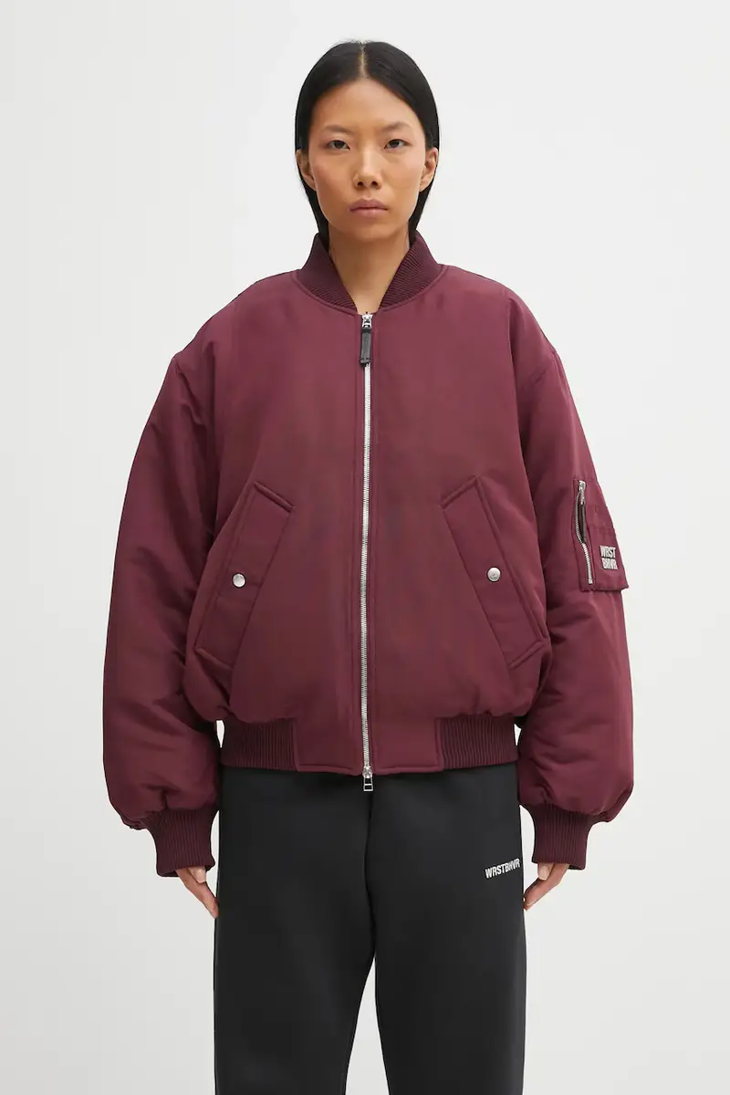 giacca bomber Arven colore violetto U5025TD.3220