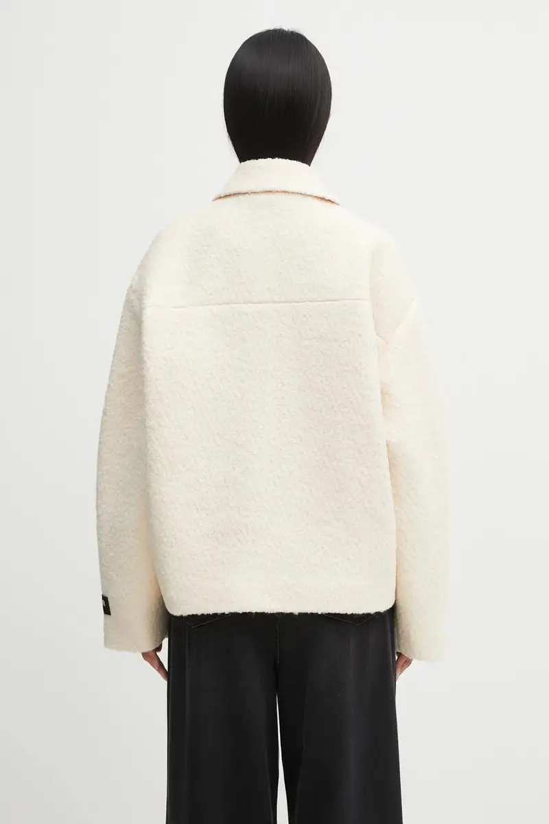 giacca con lana Elmar colore beige U5025TD.3207 miniatura 3