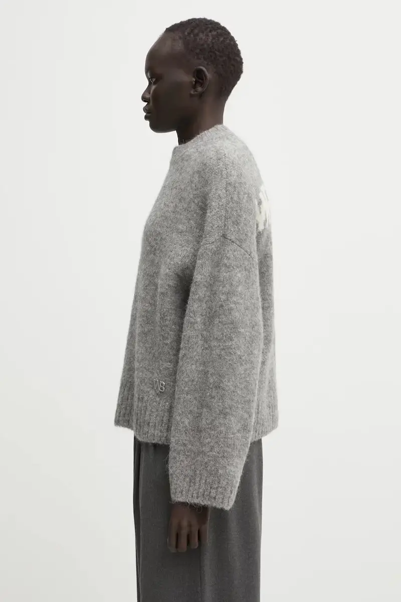 maglione con lana Enci colore grigio U7025GT.2977 miniatura 2