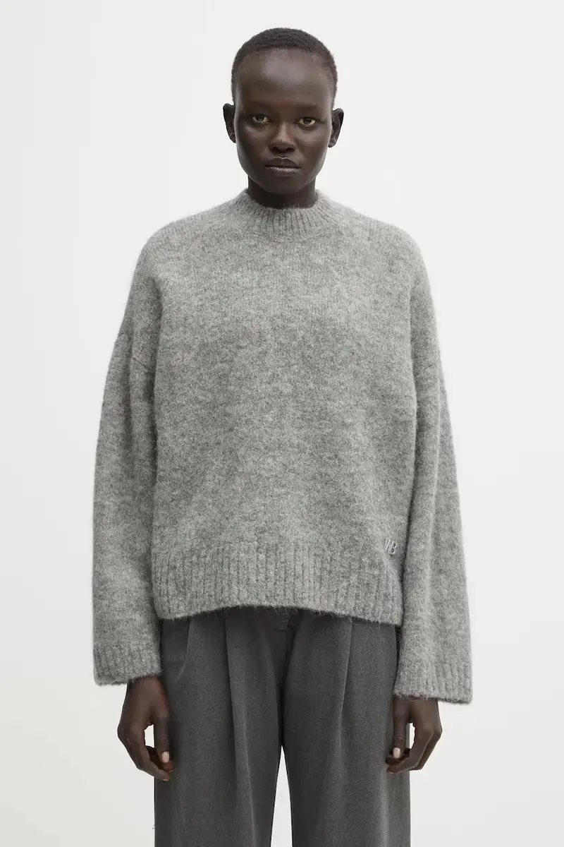 maglione con lana Enci colore grigio U7025GT.2977 miniatura 3