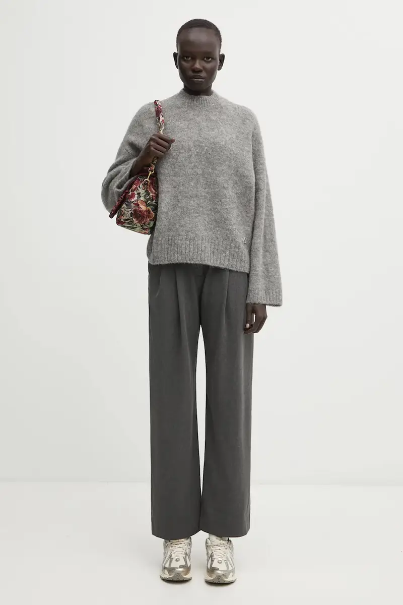 maglione con lana Enci colore grigio U7025GT.2977 miniatura 5