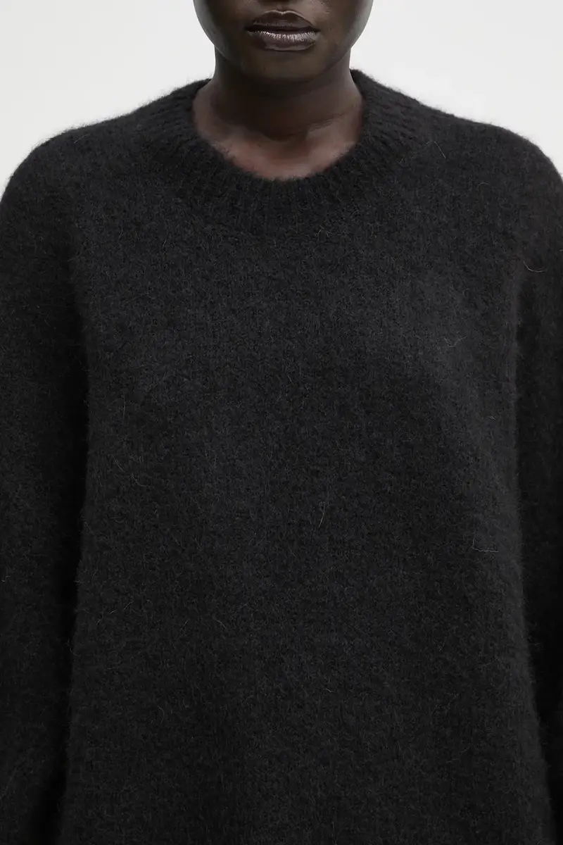 maglione con lana Enci colore nero U7025GT.2977 miniatura 4