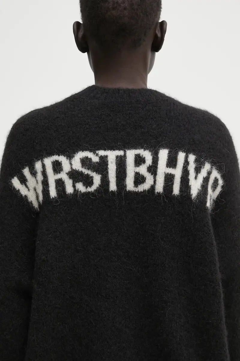 maglione con lana Enci colore nero U7025GT.2977 miniatura 5