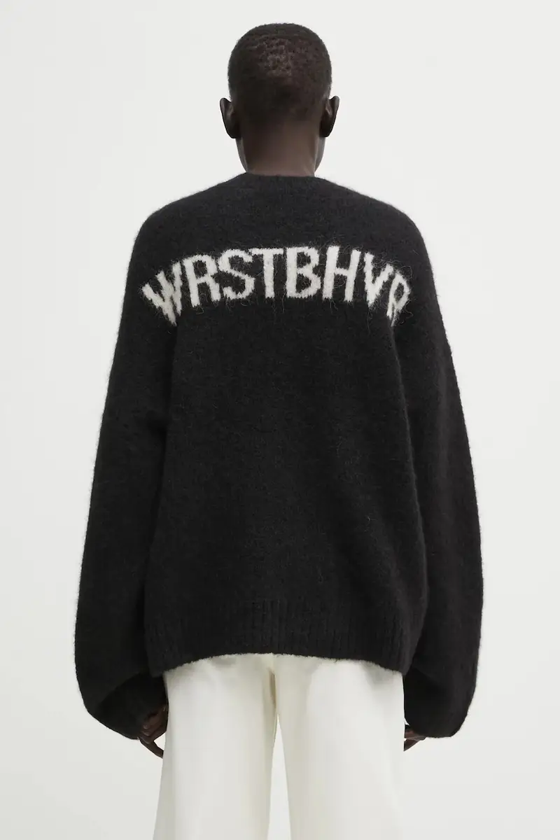 maglione con lana Enci colore nero U7025GT.2977