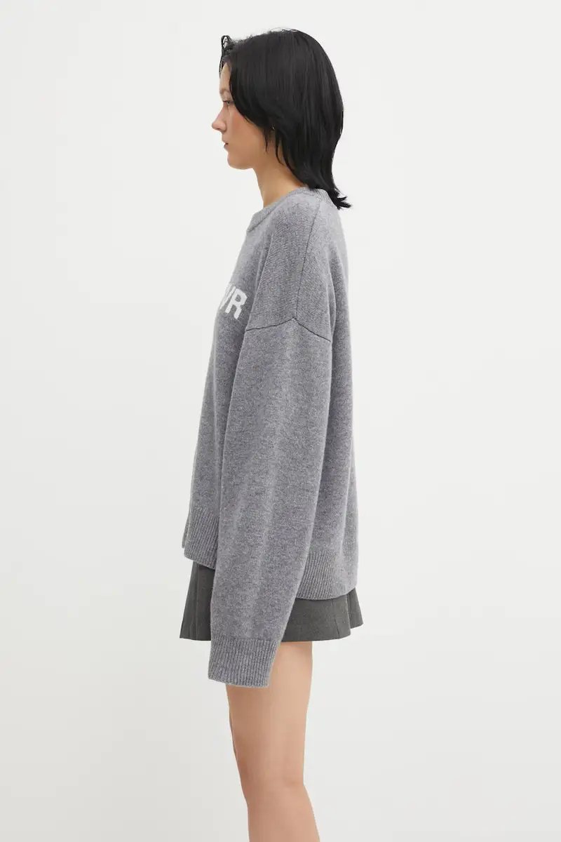 maglione in lana Eliam donna colore grigio U7025GT.3020 miniatura 2