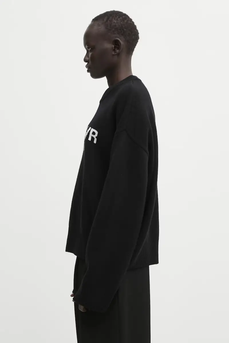 maglione in lana Eliam donna colore nero U7025GT.3020 miniatura 2