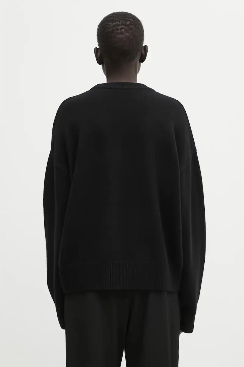 maglione in lana Eliam donna colore nero U7025GT.3020 miniatura 3