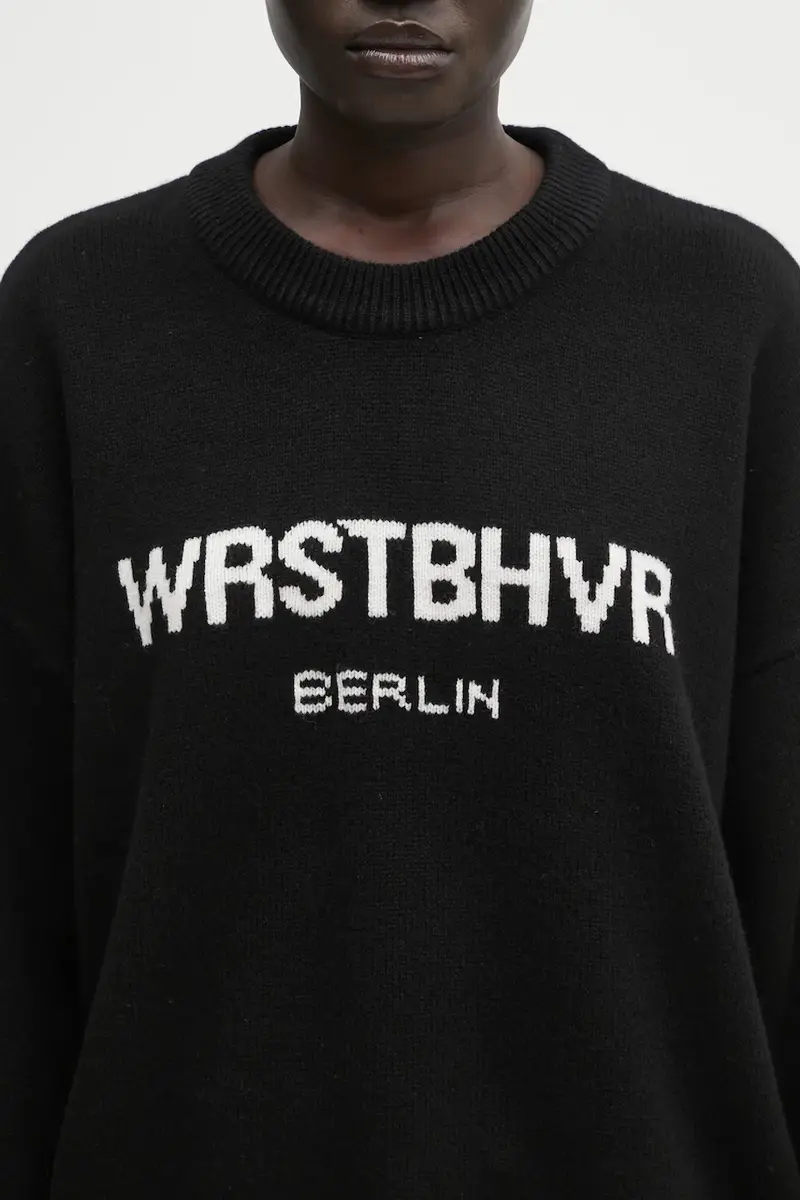 maglione in lana Eliam donna colore nero U7025GT.3020 miniatura 4