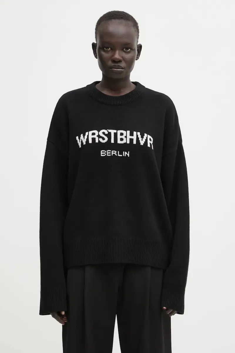 maglione in lana Eliam donna colore nero U7025GT.3020