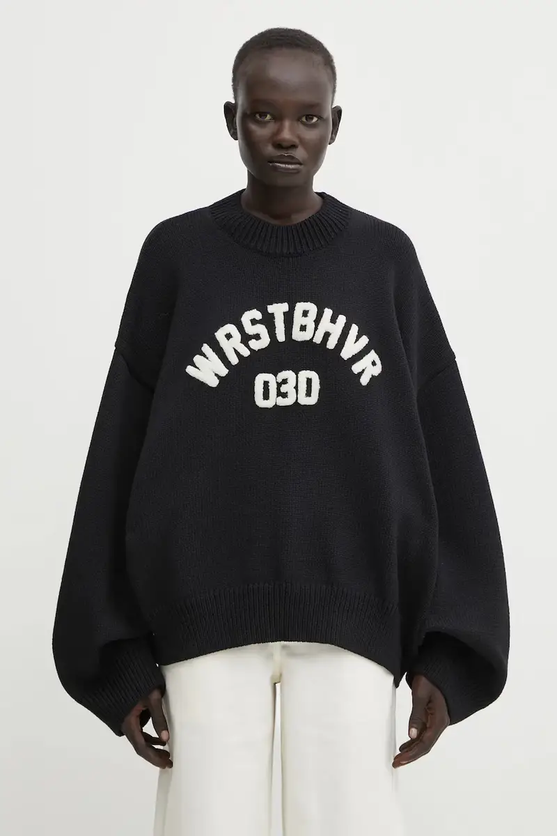 maglione Luna donna colore nero U7025SB.3096