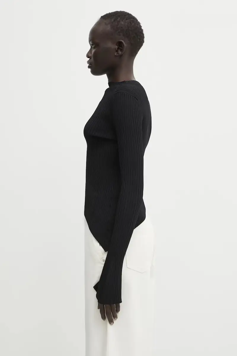 maglione Nora donna colore nero W7025GT.3022 miniatura 2