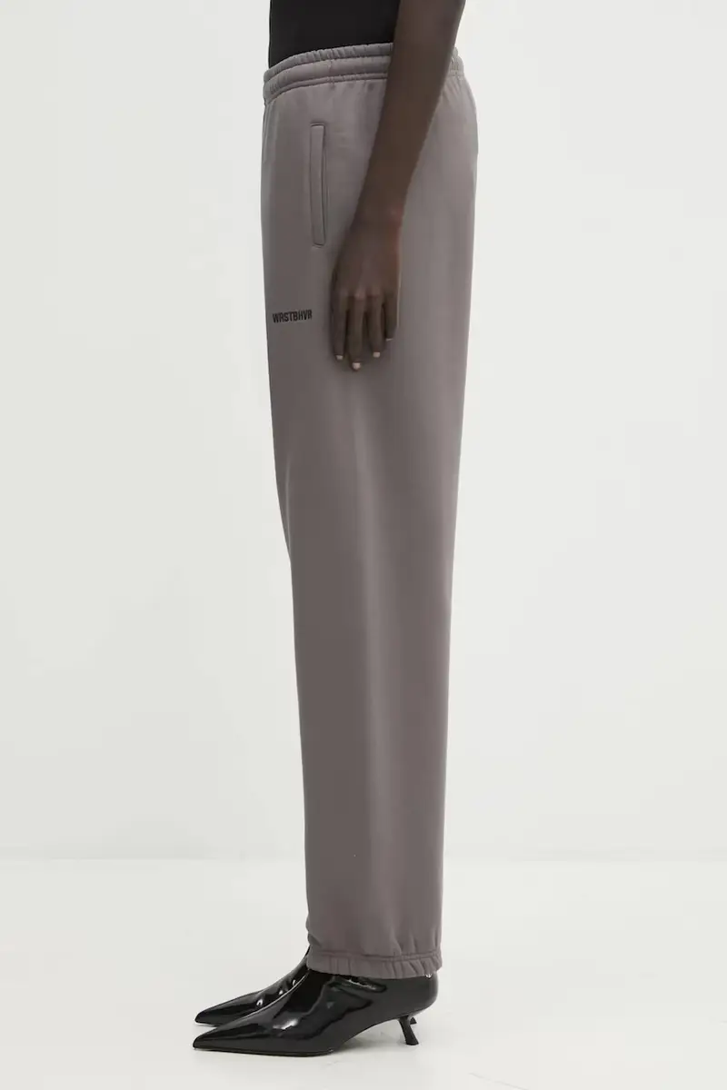 pantaloni tuta Hera colore marrone con applicazione W8025TT.3086 Grigio miniatura 2