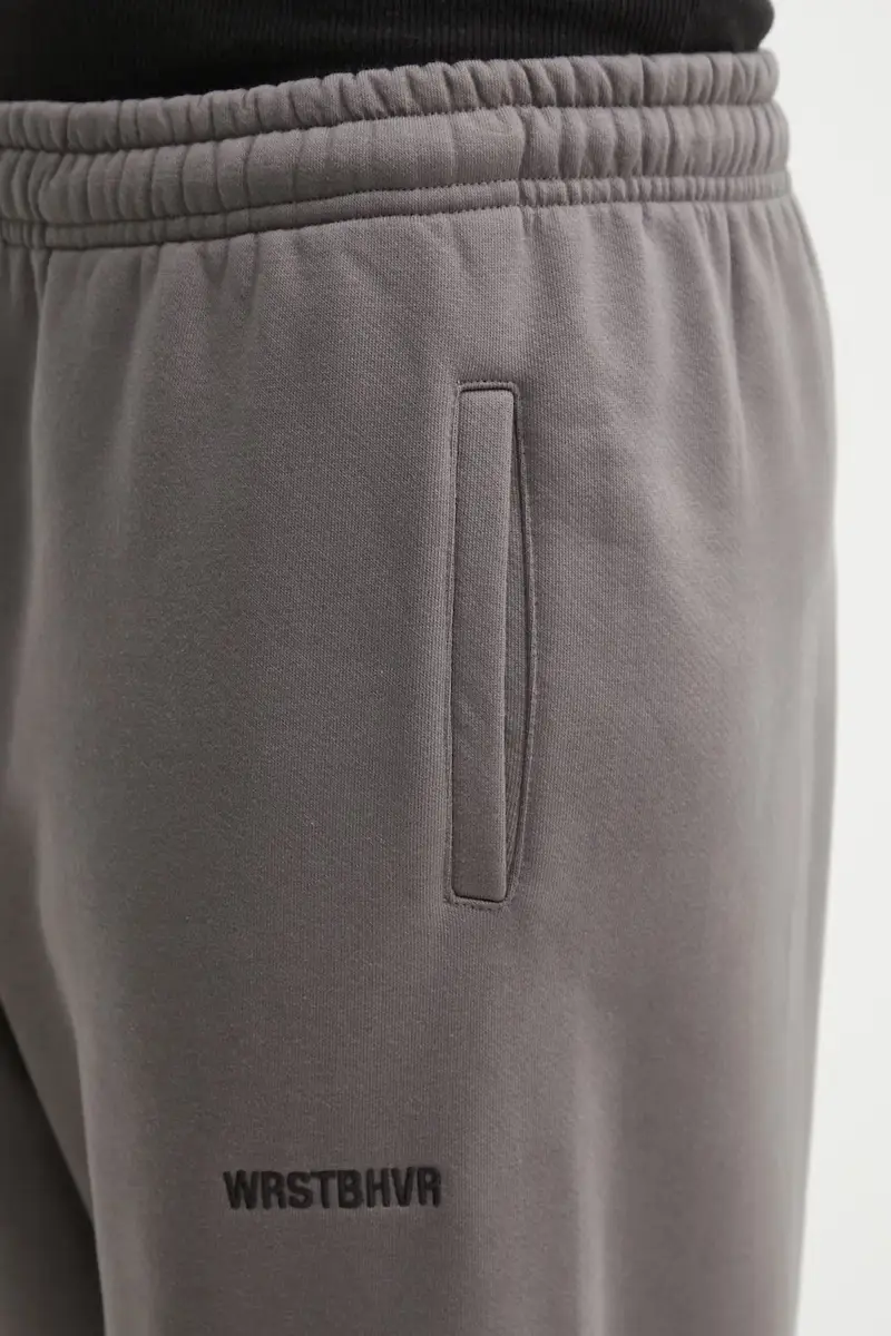 pantaloni tuta Hera colore marrone con applicazione W8025TT.3086 Grigio miniatura 4