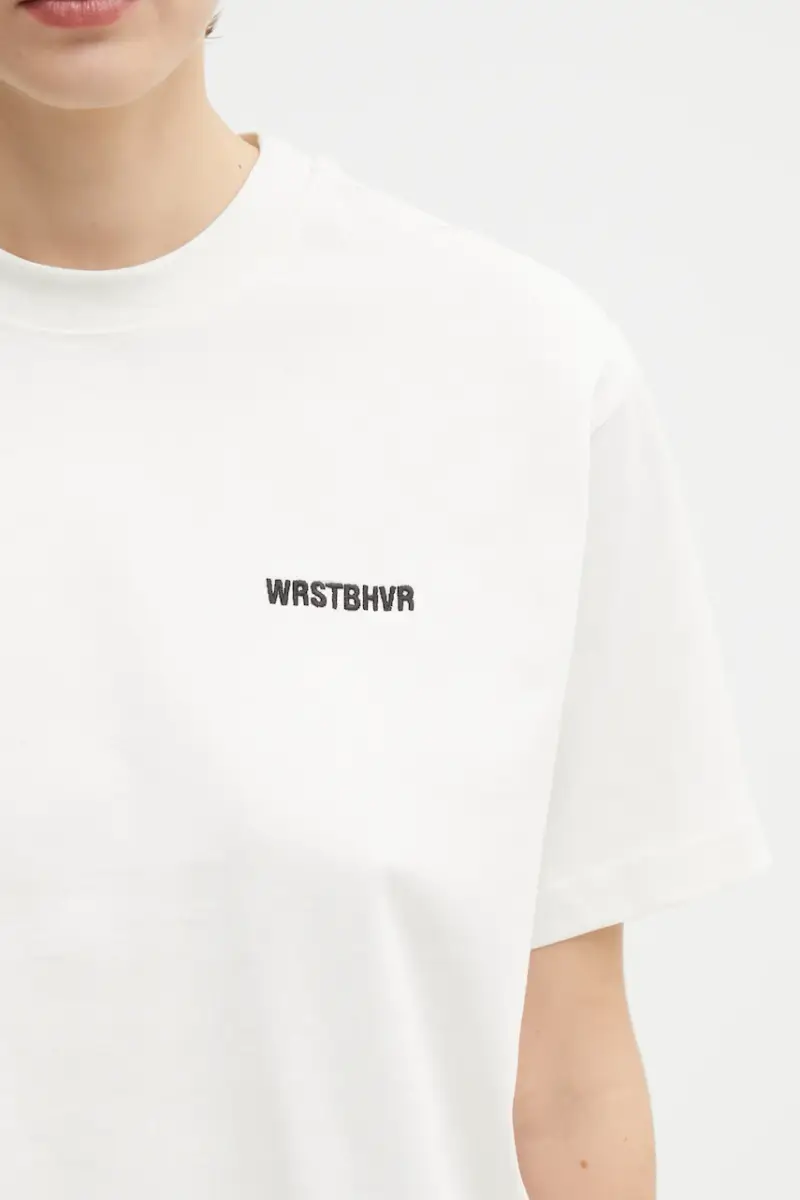 WRSTBHVR T-shirt Donna Beige 3039466 miniatura 4
