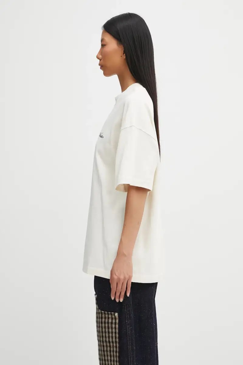 WRSTBHVR T-shirt Donna Beige 3376283 miniatura 2