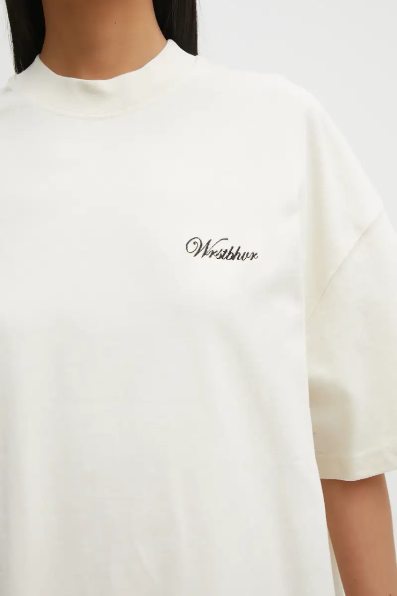 WRSTBHVR T-shirt Donna Beige 3376283 miniatura 4