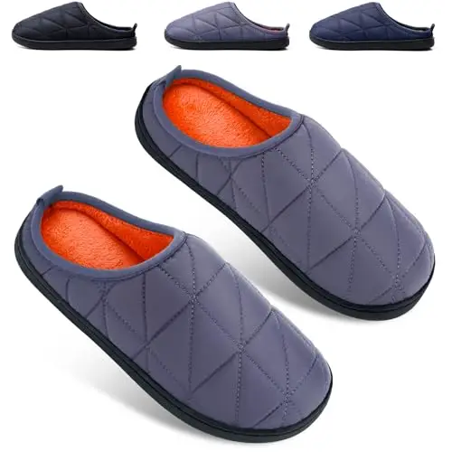 WUAYAMI Pantofole Uomo Grigio 3463817