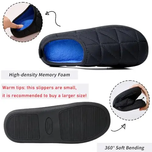 WUAYAMI Pantofole Uomo Grigio 3100917 miniatura 2