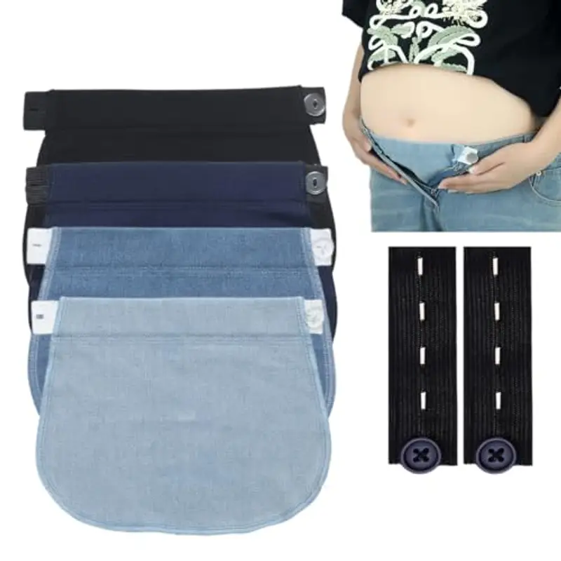 WUSJCOF Set Estensori Pantaloni Premaman Multicolore