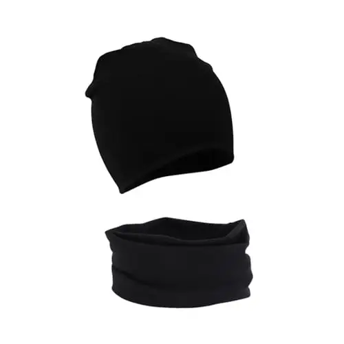 WUWYOUWL Cappello in morbido cotone per neonato, con gnomo, set da due pezzi, per 1-3, unisex, per l'autunno e