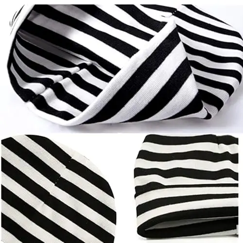 WUWYOUWL Cappello in morbido cotone per neonato, con gnomo, set da due pezzi, per 1-3, unisex, per l'autunno e miniatura 3