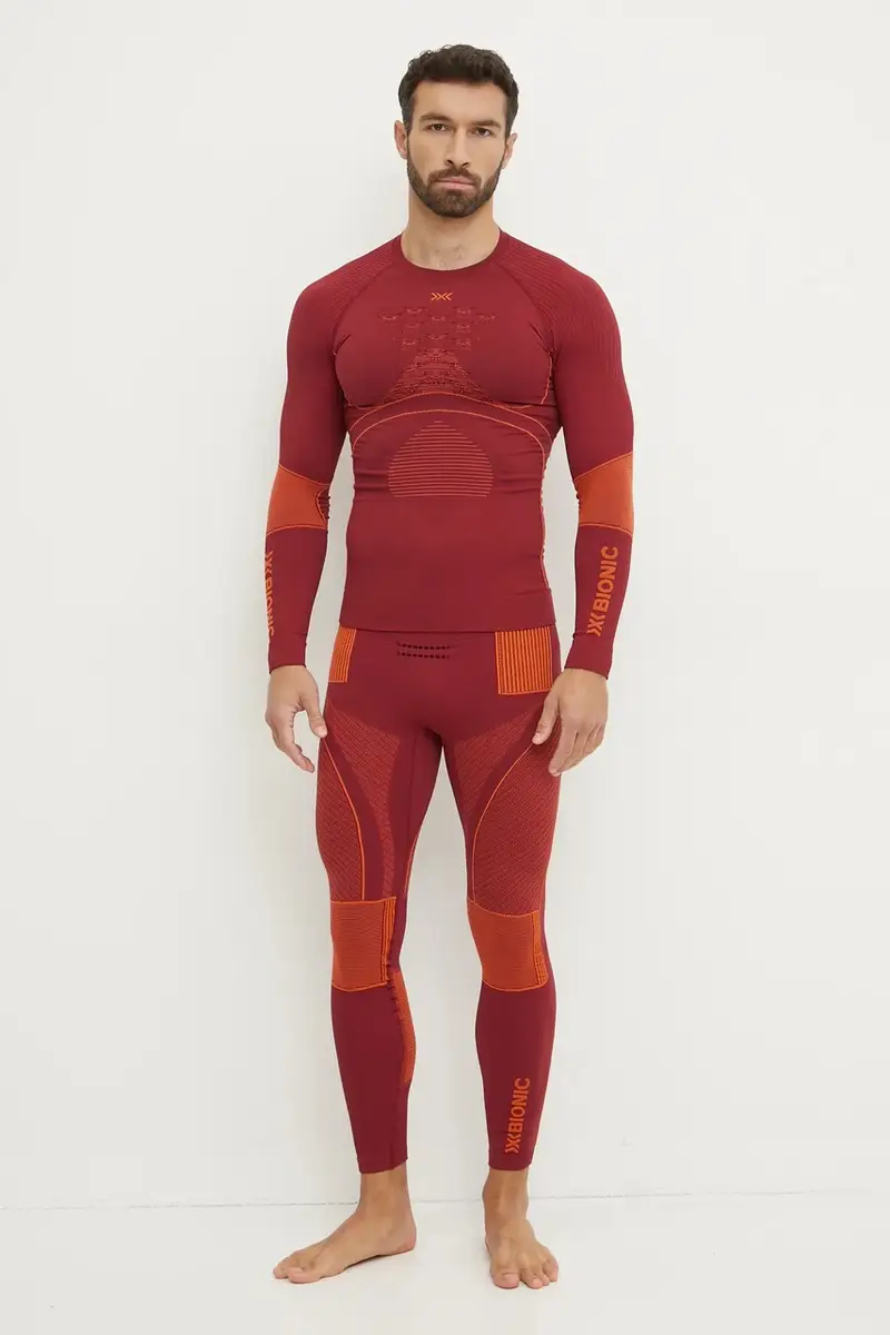 leggins funzionali Energy Accumulator 4.0 colore granata miniatura 2