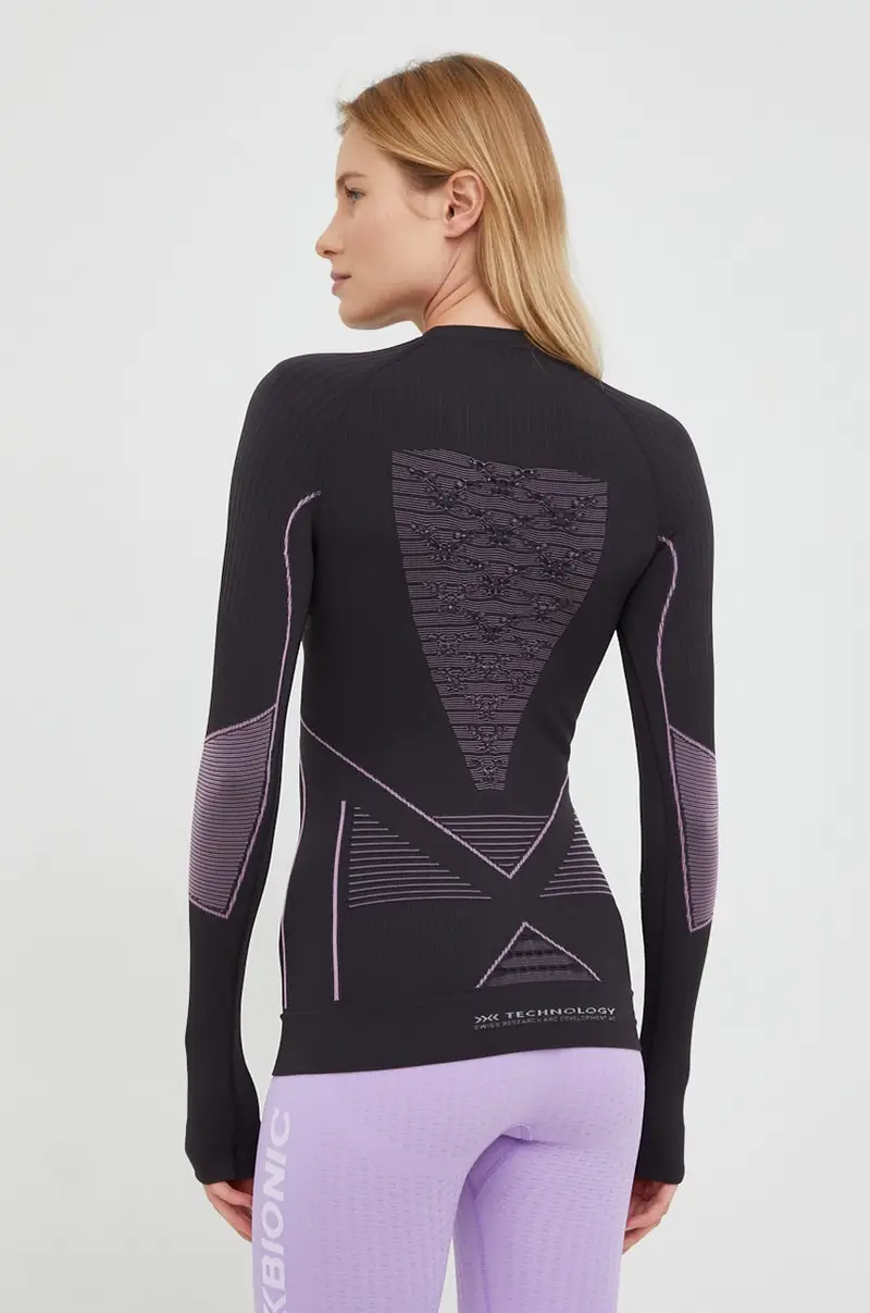 longsleeve funzionale Energy Accumulator 4.0 Grigio miniatura 3