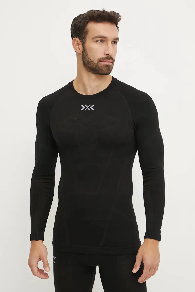 longsleeve funzionale Symbio Merino colore nero YTB2W24M
