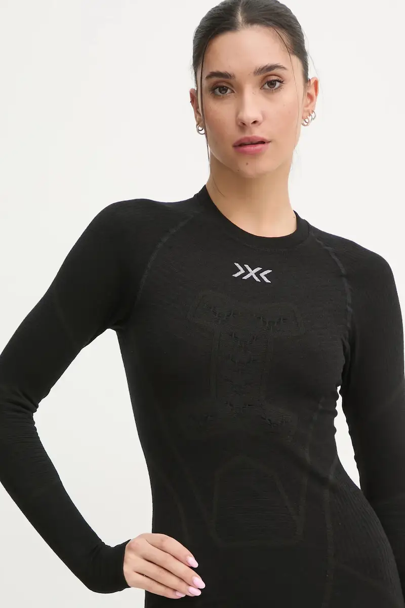 longsleeve funzionale Symbio Merino colore nero YTB2W24W
