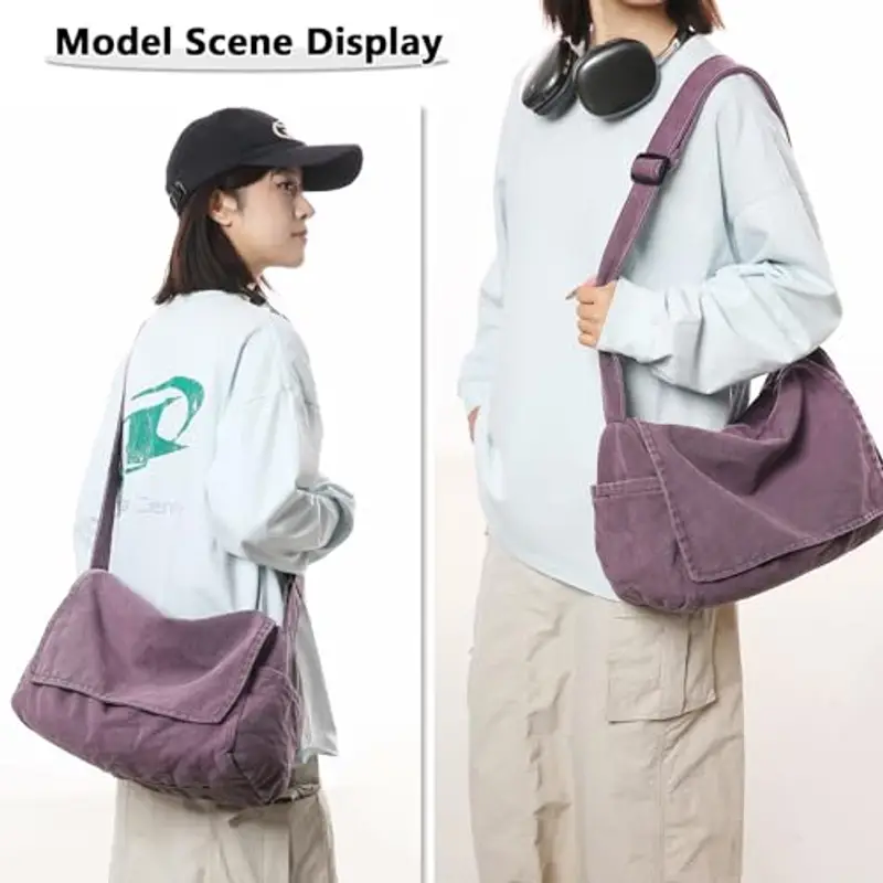 X SIM FITNESSX Borsa a tracolla Donna Lilla 1299938 miniatura 2