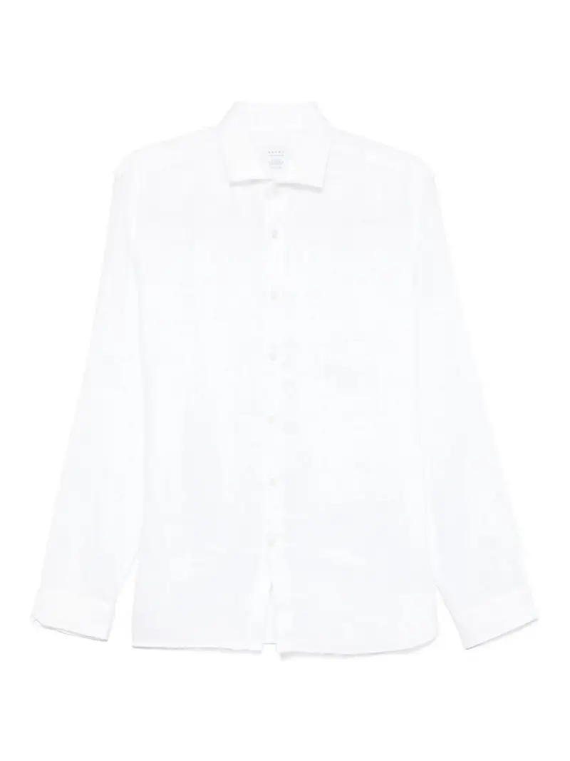 Camicia di lino in bianco
