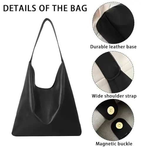 XFSRG Tote Bag Donna Elegante in Pelle di Alta Qualità Borsa Mare Donna Grande per Uso Quotidiano e Estivo Borsa miniatura 3