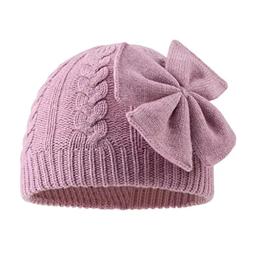 XIAOHAWANG Berretto Invernale per Bambina, da 0 a 6 Anni miniatura 2