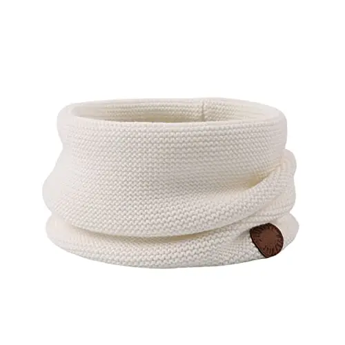 XIAOHAWANG Pianura Cotone Bambini Sciarpa Rotonda Inverno Ragazzi Ragazze Lavorato A Maglia Scaldacollo