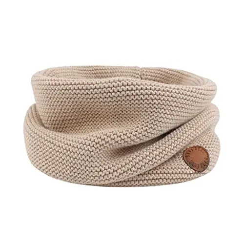 XIAOHAWANG Pianura Cotone Bambini Sciarpa Rotonda Inverno Ragazzi Ragazze Lavorato A Maglia Scaldacollo