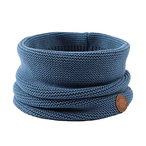 XIAOHAWANG Pianura Cotone Bambini Sciarpa Rotonda Inverno Ragazzi Ragazze Lavorato A Maglia Scaldacollo