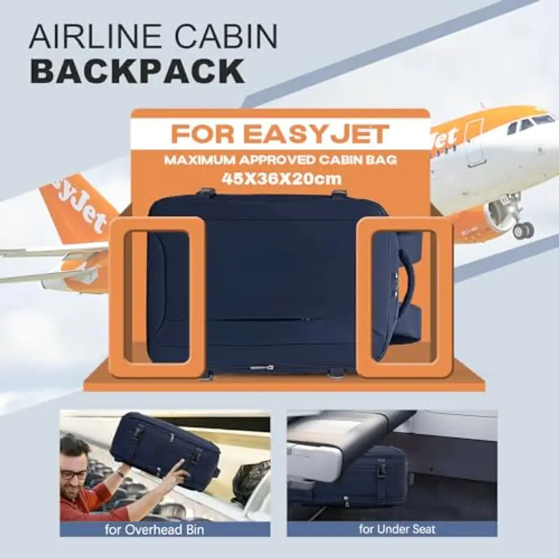 Xkdoai Zaino da viaggio Blu 2339150 miniatura 2