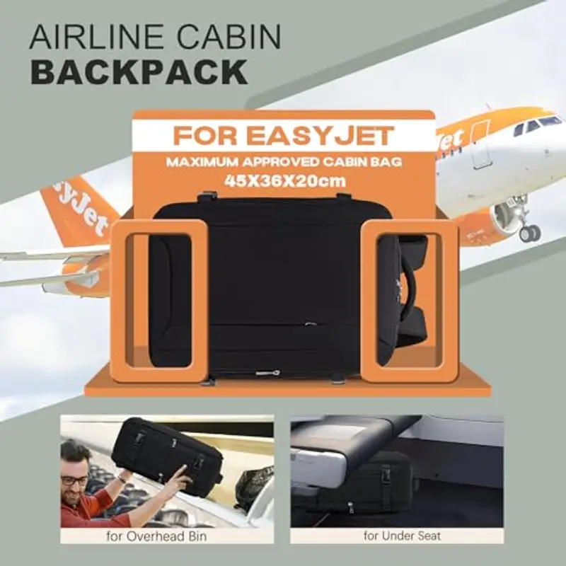 Xkdoai Zaino da viaggio Nero 2339151 miniatura 2