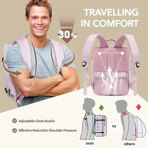 Xkdoai Zaino da viaggio Viola 3507385 miniatura 3